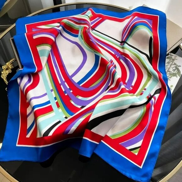 NWT - Elegant Square Scarf (SKU 0233) - Picture 2 of 4